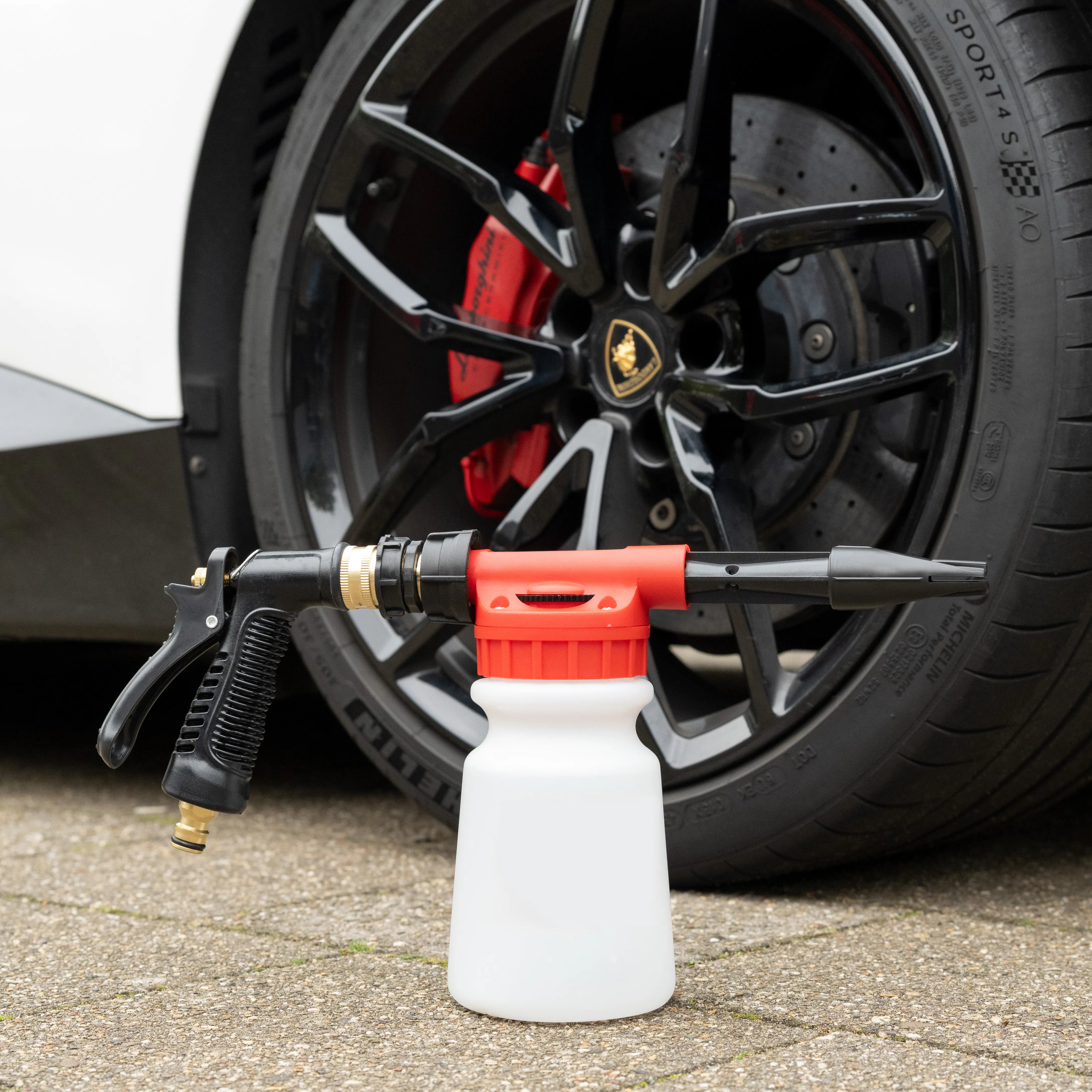 Foam & Water Spray Gun - zijaanzicht detail