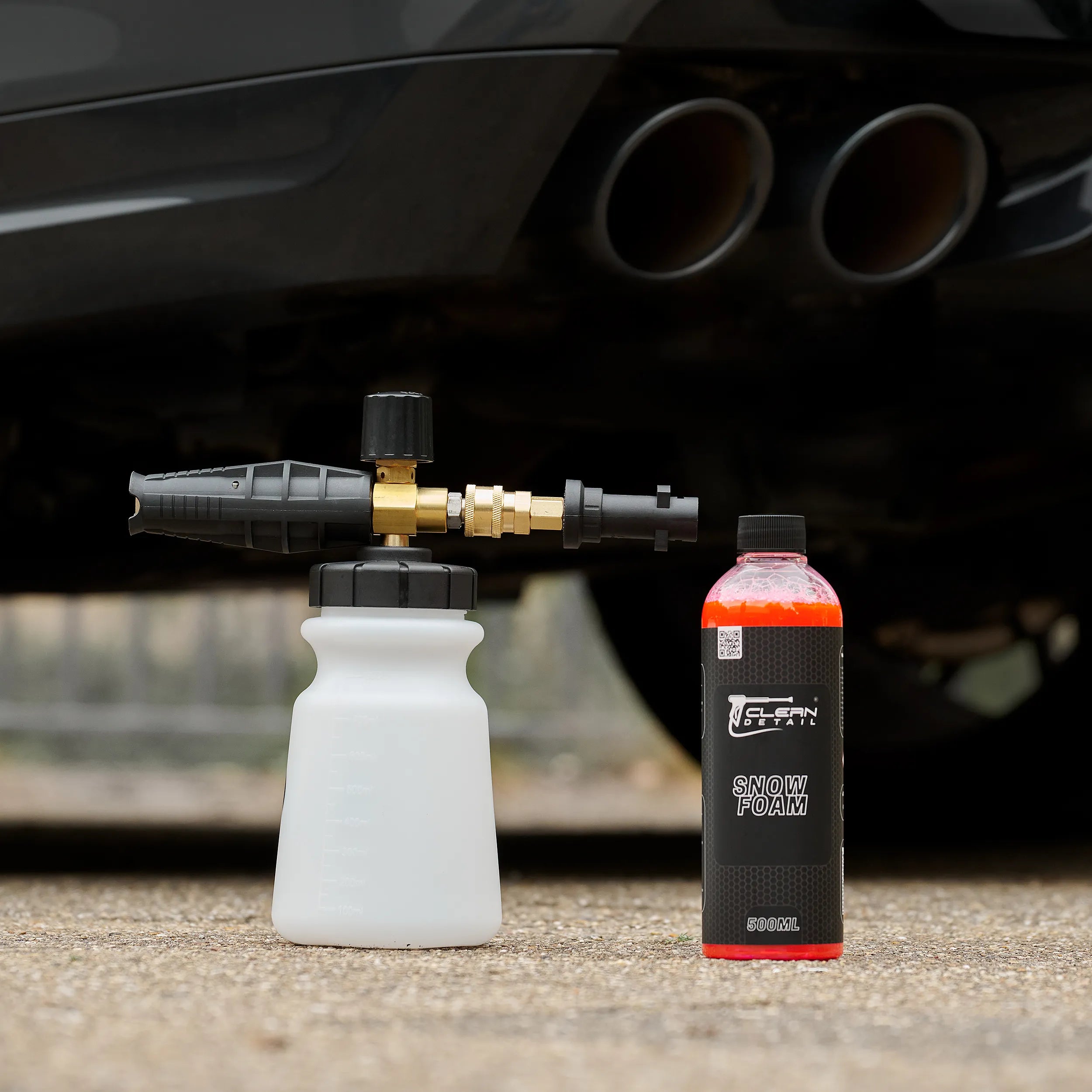 Snow Foam - zijaanzicht detail