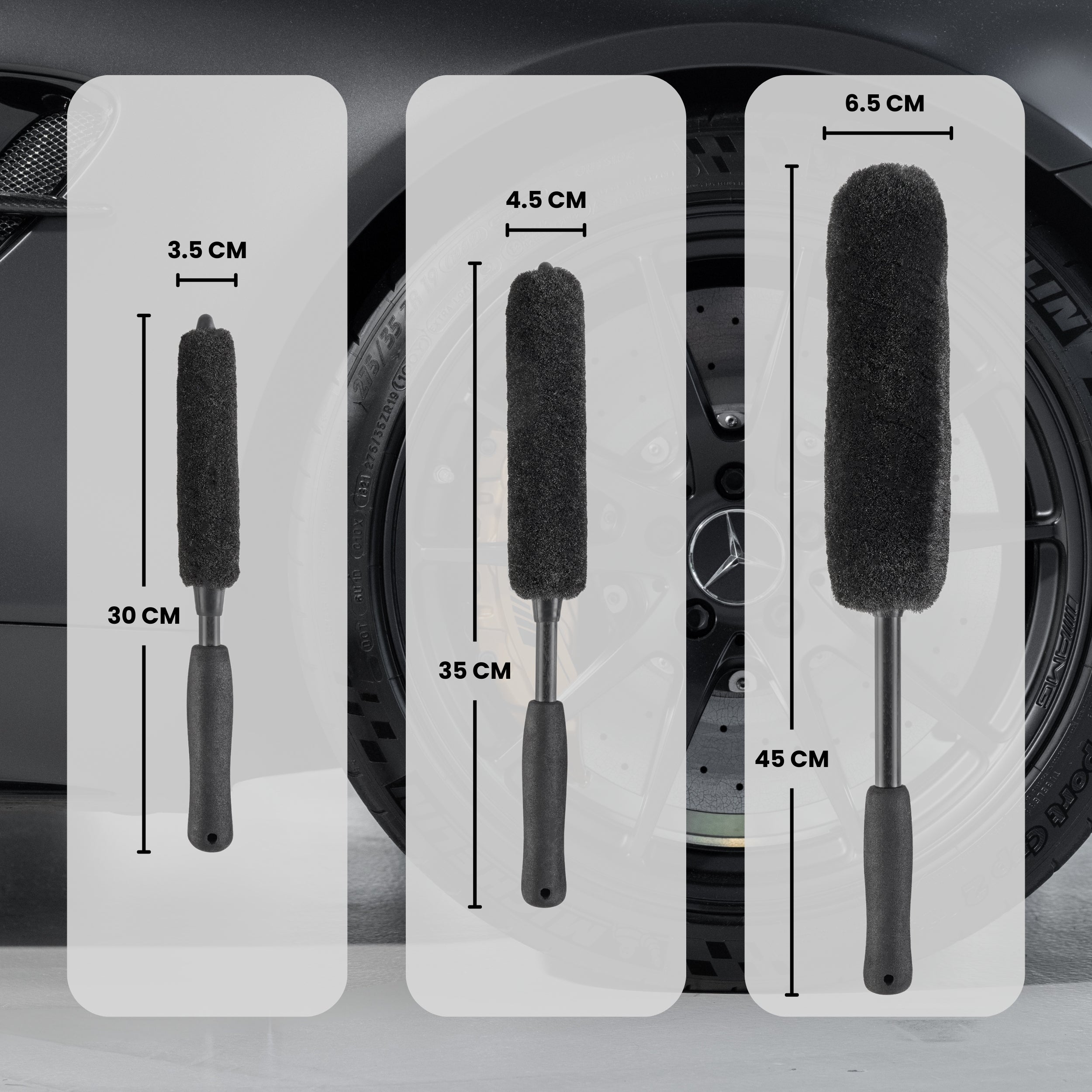 Wheel Woolie Set - zijaanzicht detail