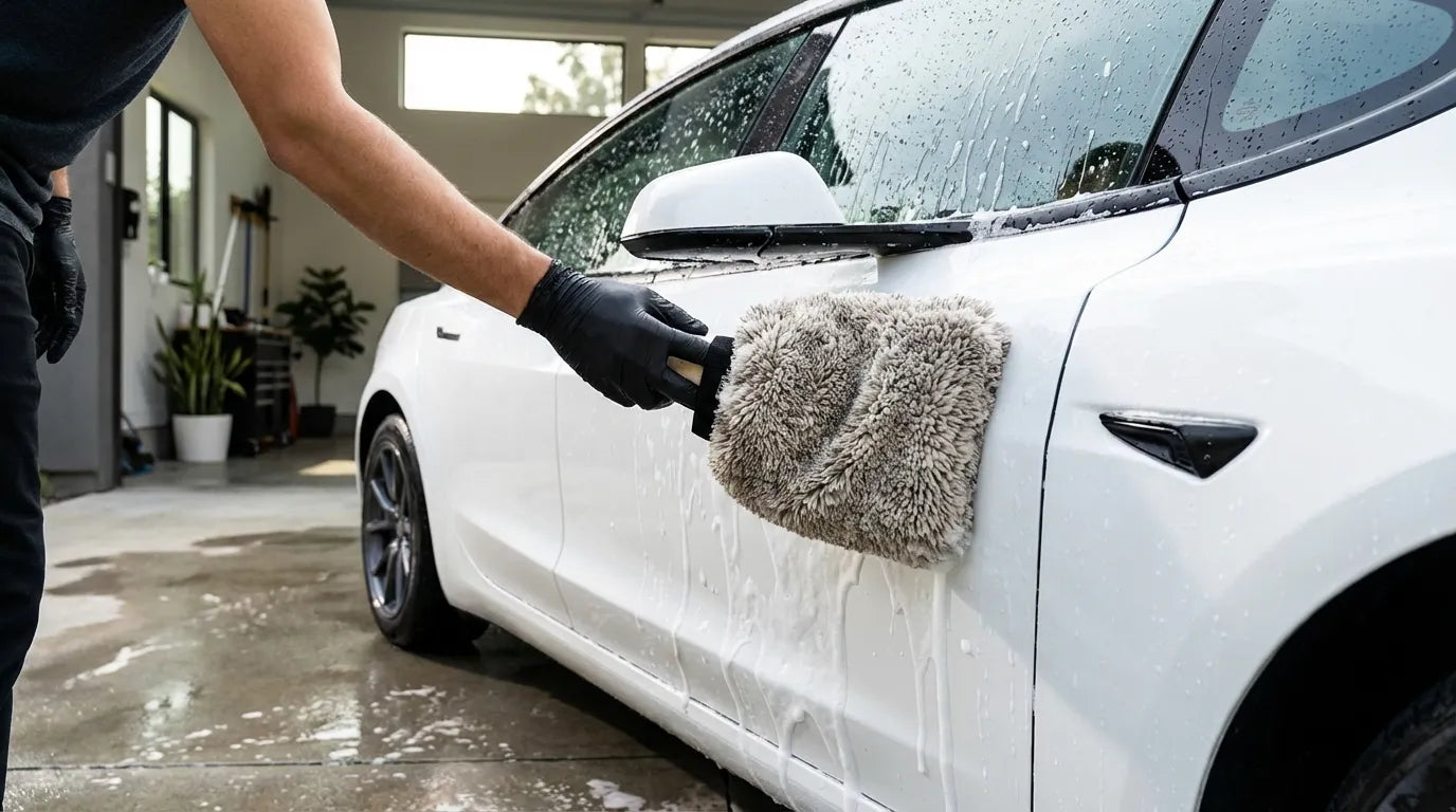 Elektrische Auto Wassen & Onderhouden: Speciale Tips voor Tesla, VW ID & Meer [2026]