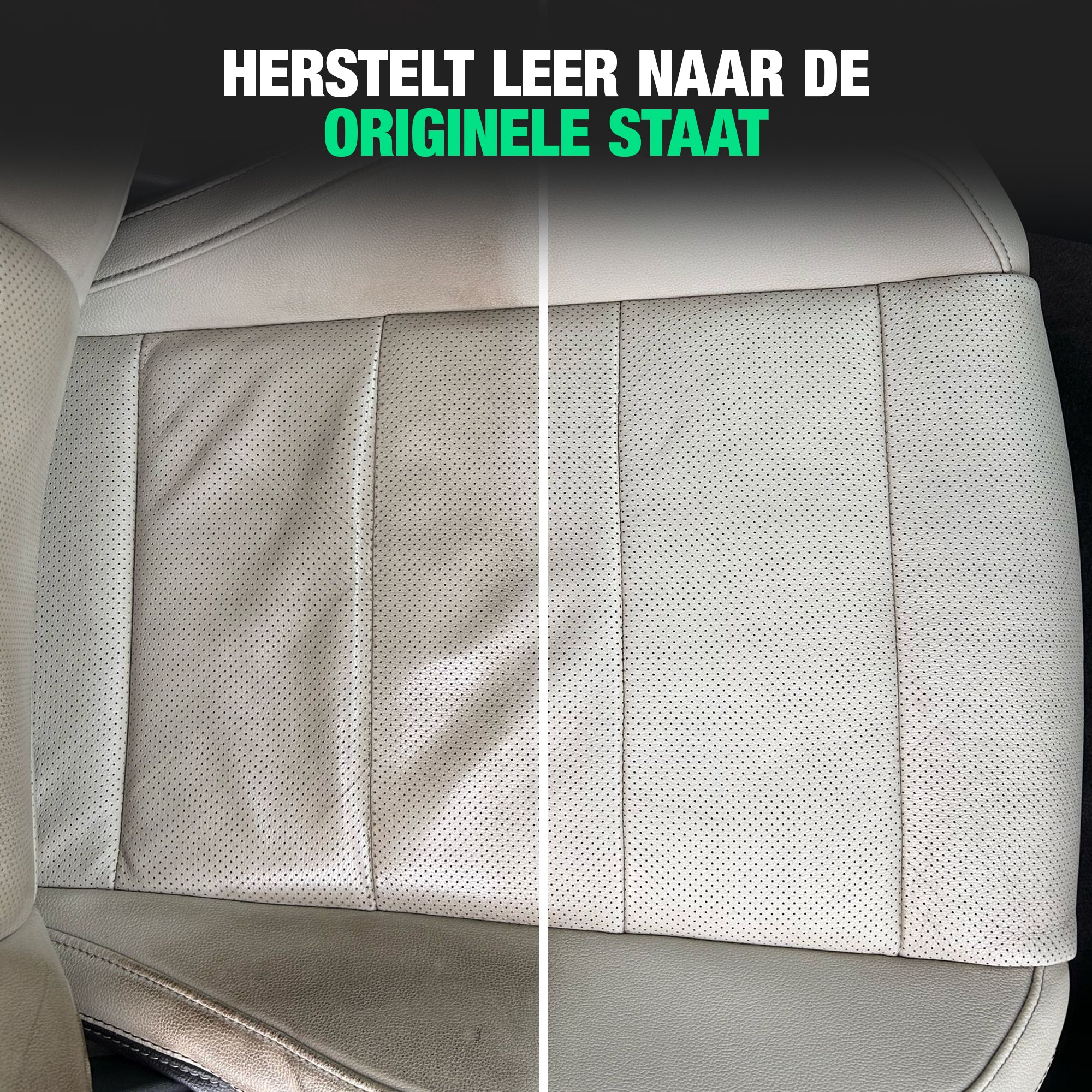 Leren Reinigingsborstel met Paardenhaar
